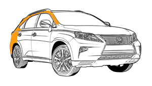 покраска кузова lexus rx